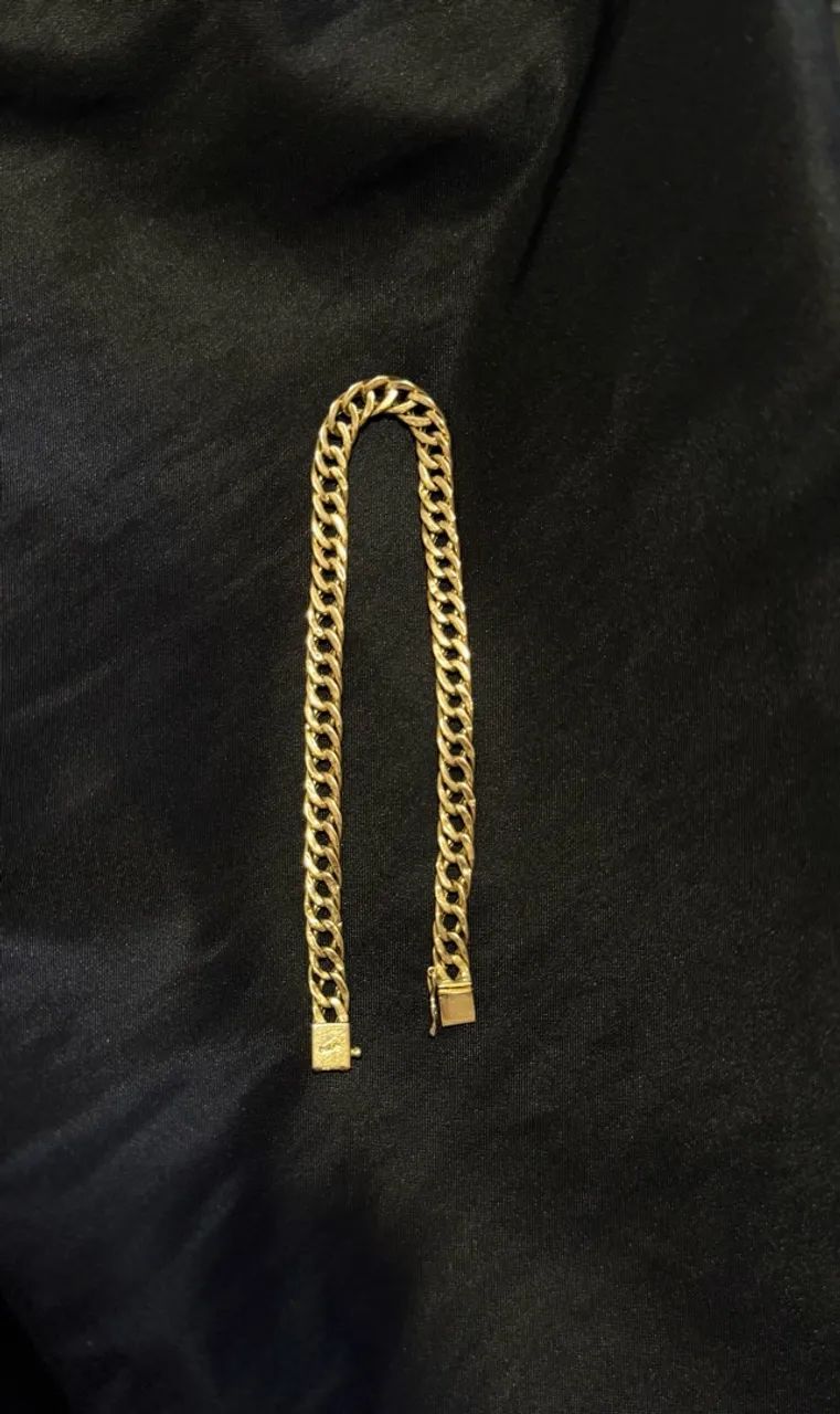 Pulseira grumet 7,3G ouro 18 - Foto 2
