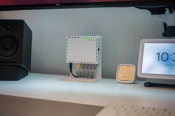 Suporte De Mesa Para Mikrotik Série Hex - Foto 2