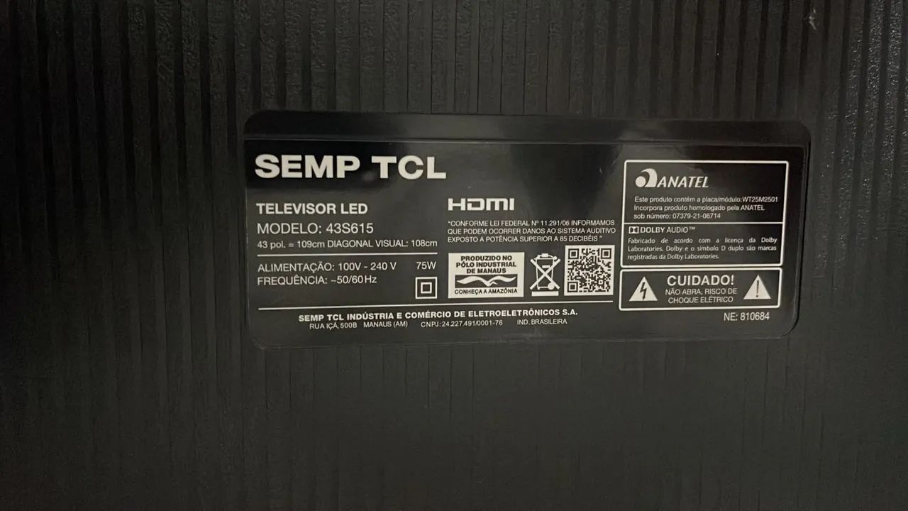 Smart TV TCL 43pol - Foto 2