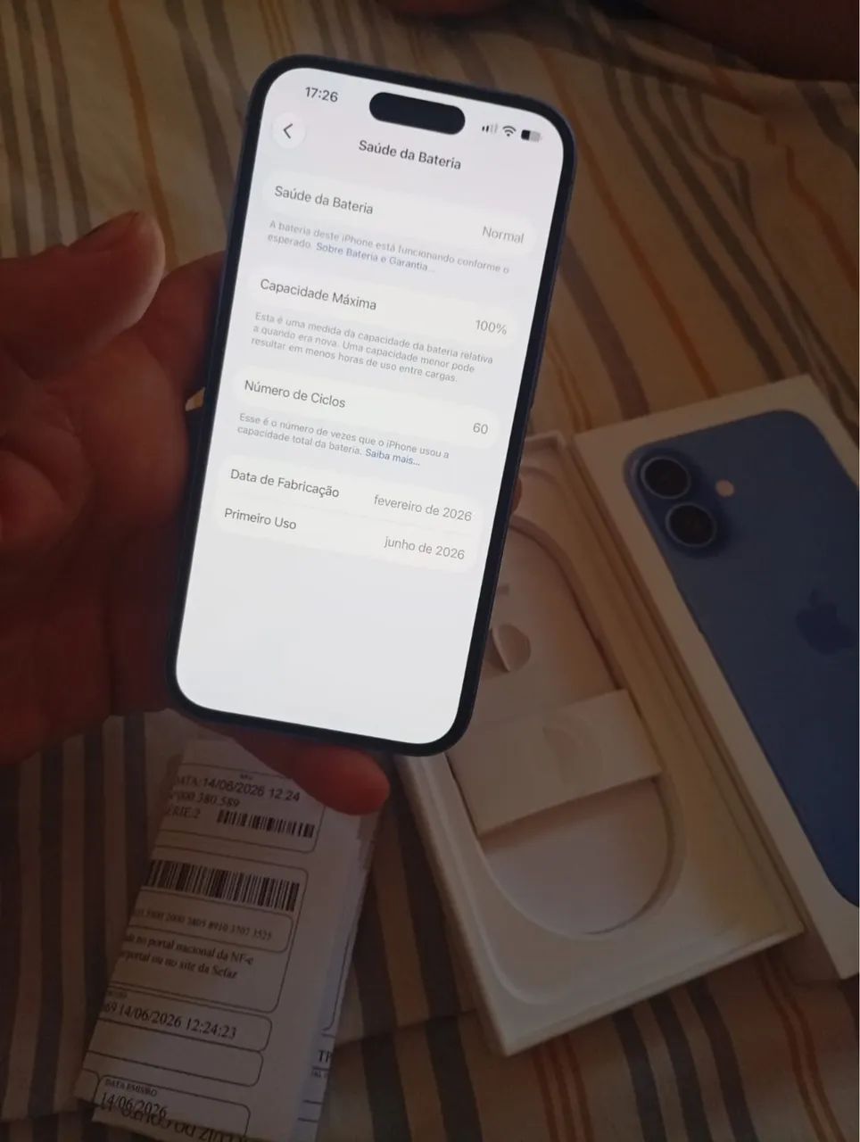 iPhone 16 128Gb / 2 Meses De Uso Impecável 