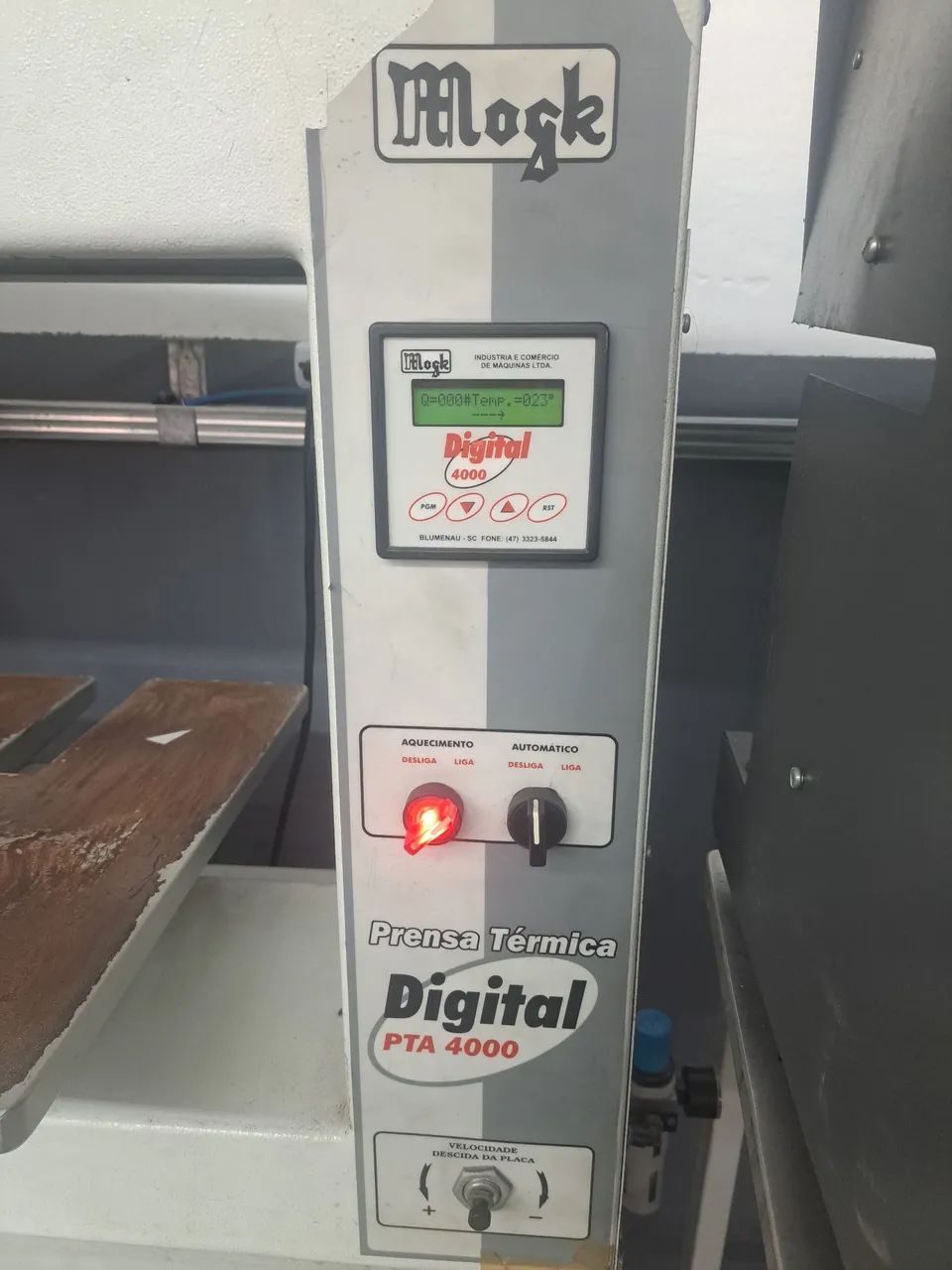 Prensa para estampar pneumatica mogk PTP400 e PTA4000 - Foto 2