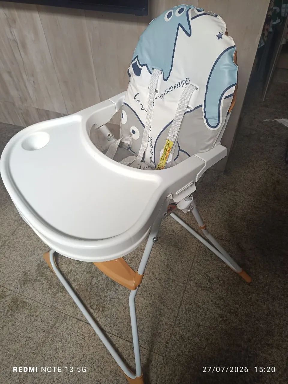 Cadeira Alimentação Criança Refeição Nick 23kg Galzerano - Foto 3