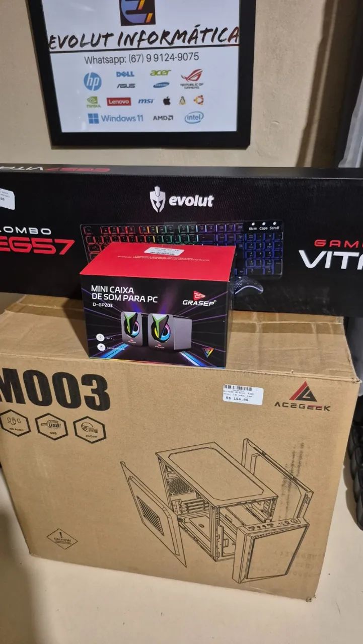PC novo i5/8GB/SSD 128GB com garantia e brindes! - Foto 2