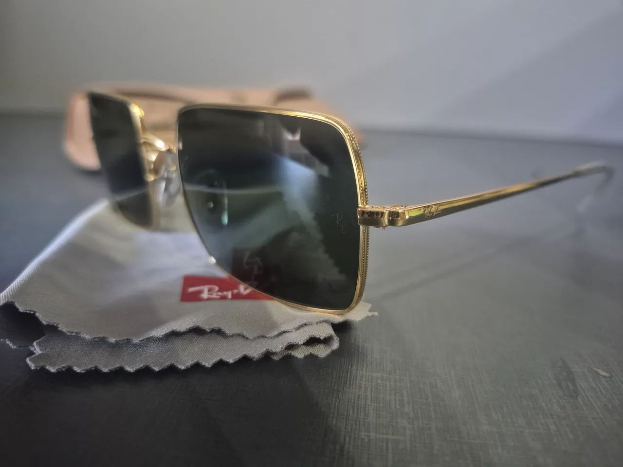 Óculos Ray-Ban (modelo Rectangle 1969) 54?19 - Foto 2
