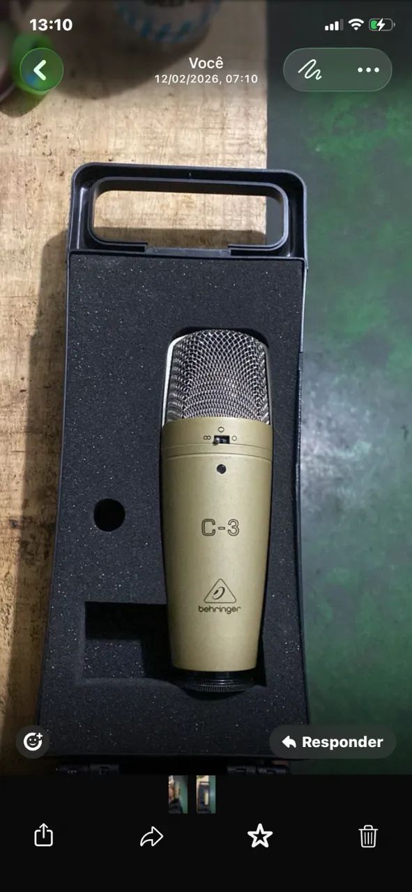 Microfone condensador C3 - Foto 2