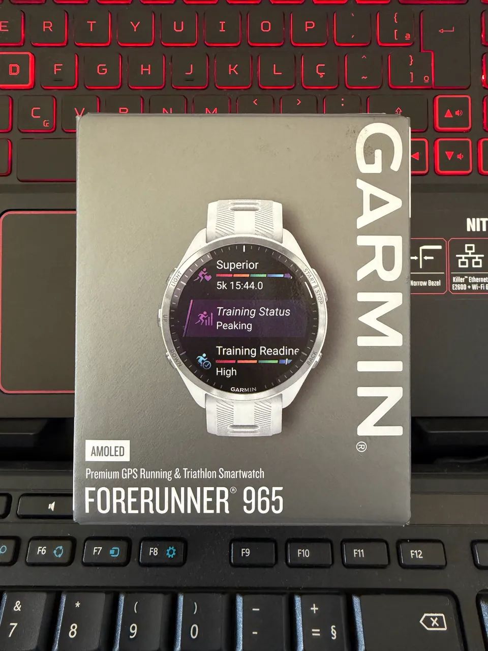 Garmin Forerunner 965 Branco - Use o cupom ELETRO5