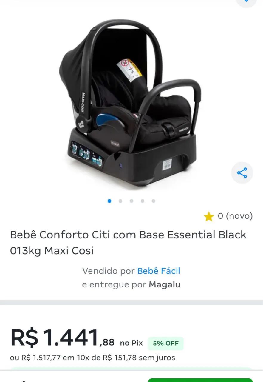 CADEIRA DE CARRO E BEBÊ CONFORTO  - Foto 3