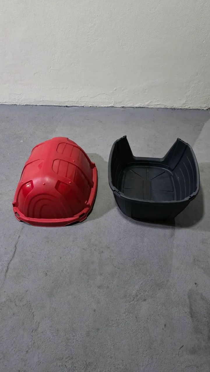 Casinha de cachorro N. 03 vermelha para pequeno médio porte  - Foto 3