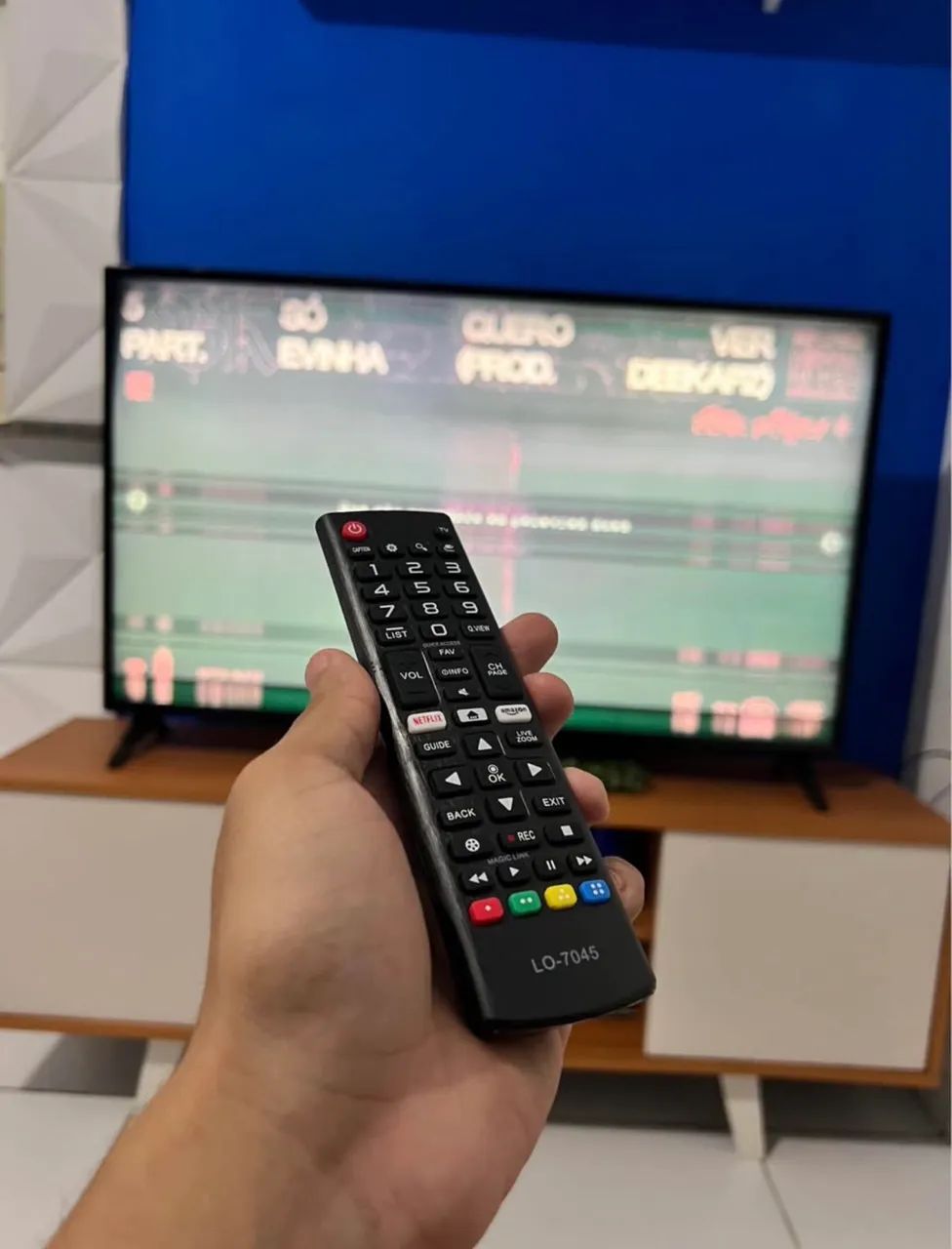 Smart TV LG 49 polegadas com defeito na tela - Foto 4