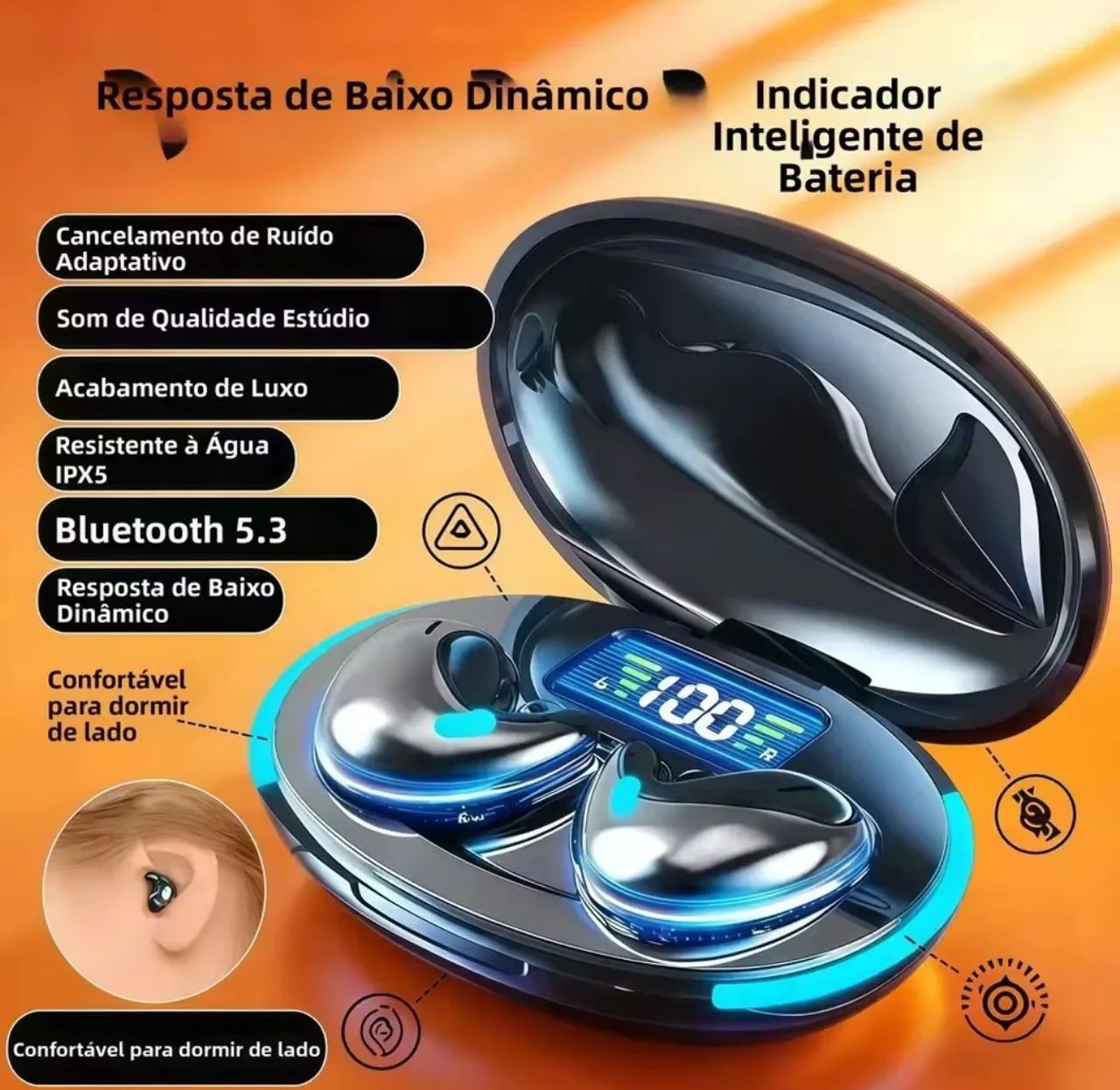 Fone Bluetooth Ex5 - Foto 3
