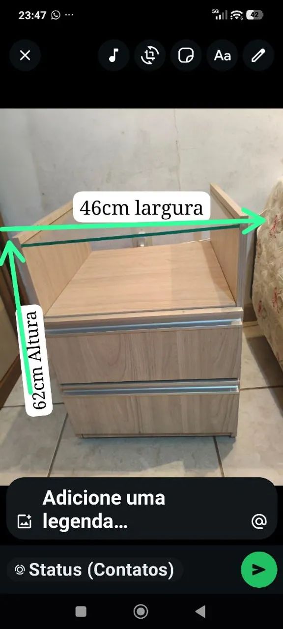 Vendo criado mudo em ótimo estado  - Foto 5
