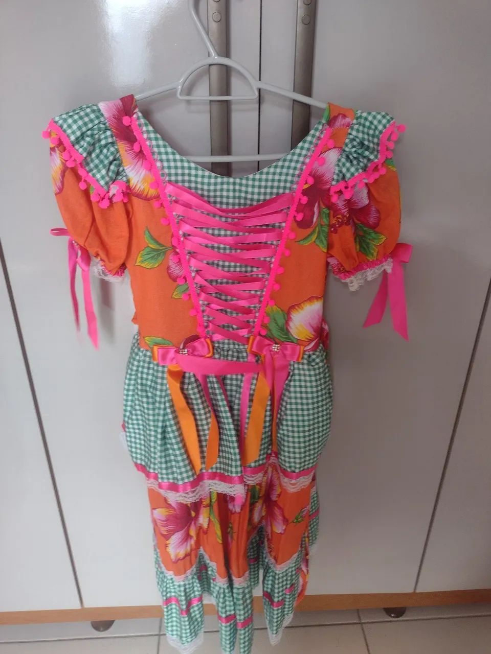 Vestido junino infantil 