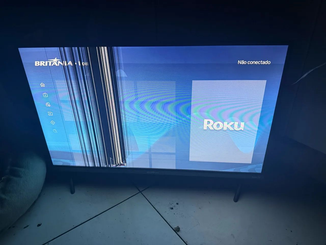 Tv 32 polegadas com macha na tela  - Foto 4