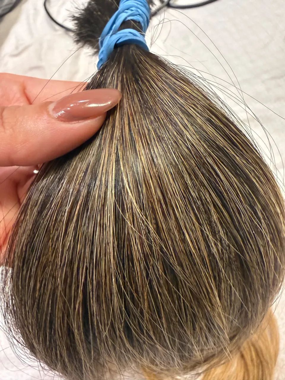 Mega hair loiro esfumado  - Foto 5
