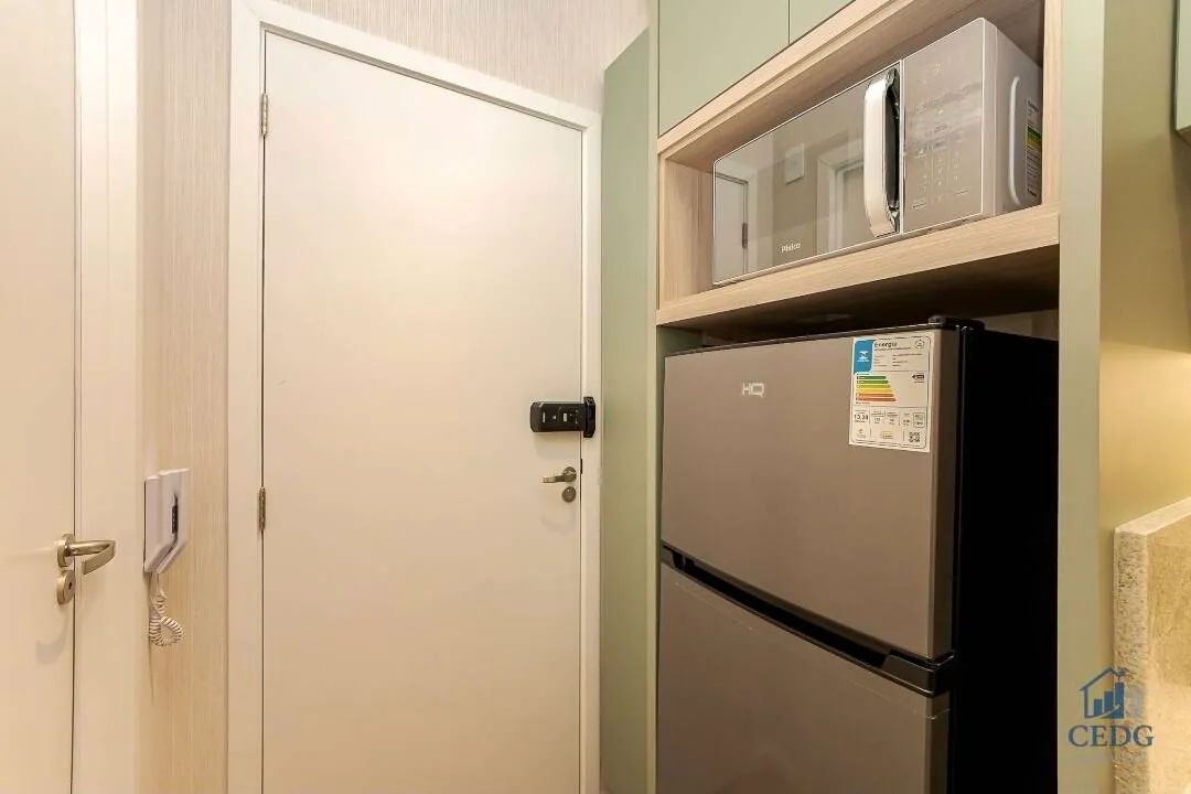 Studio de 21,6 m² mobiliado e planejado no Centro de Curitiba - Foto 4