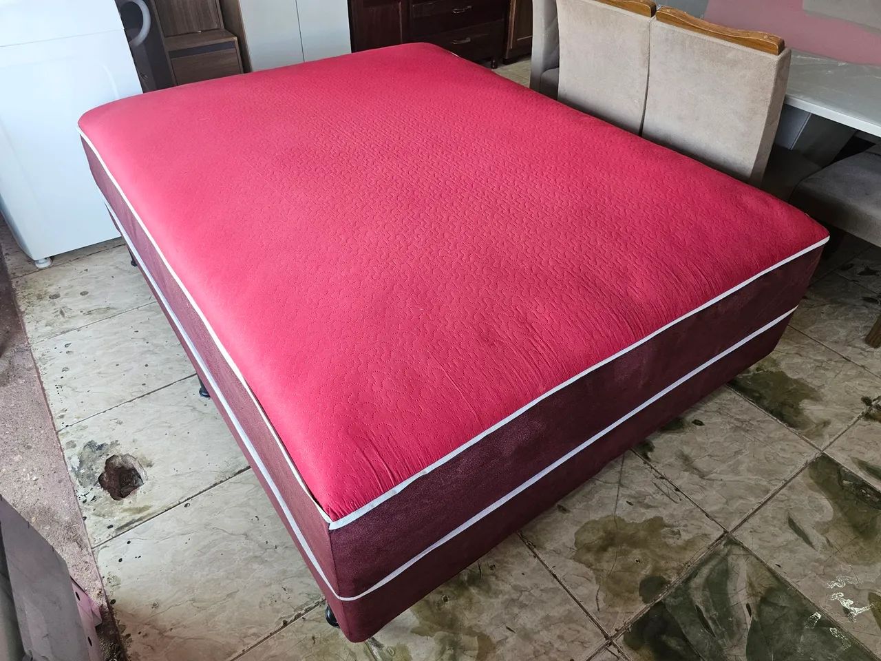 Cama queen unibox nova molas ensacada  - Foto 3