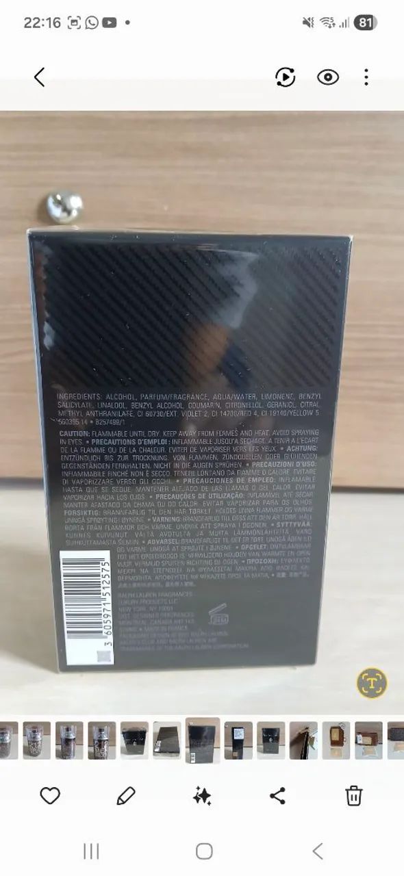 Raph's clube Masculino 100ml Ralph Lauren  - Foto 5