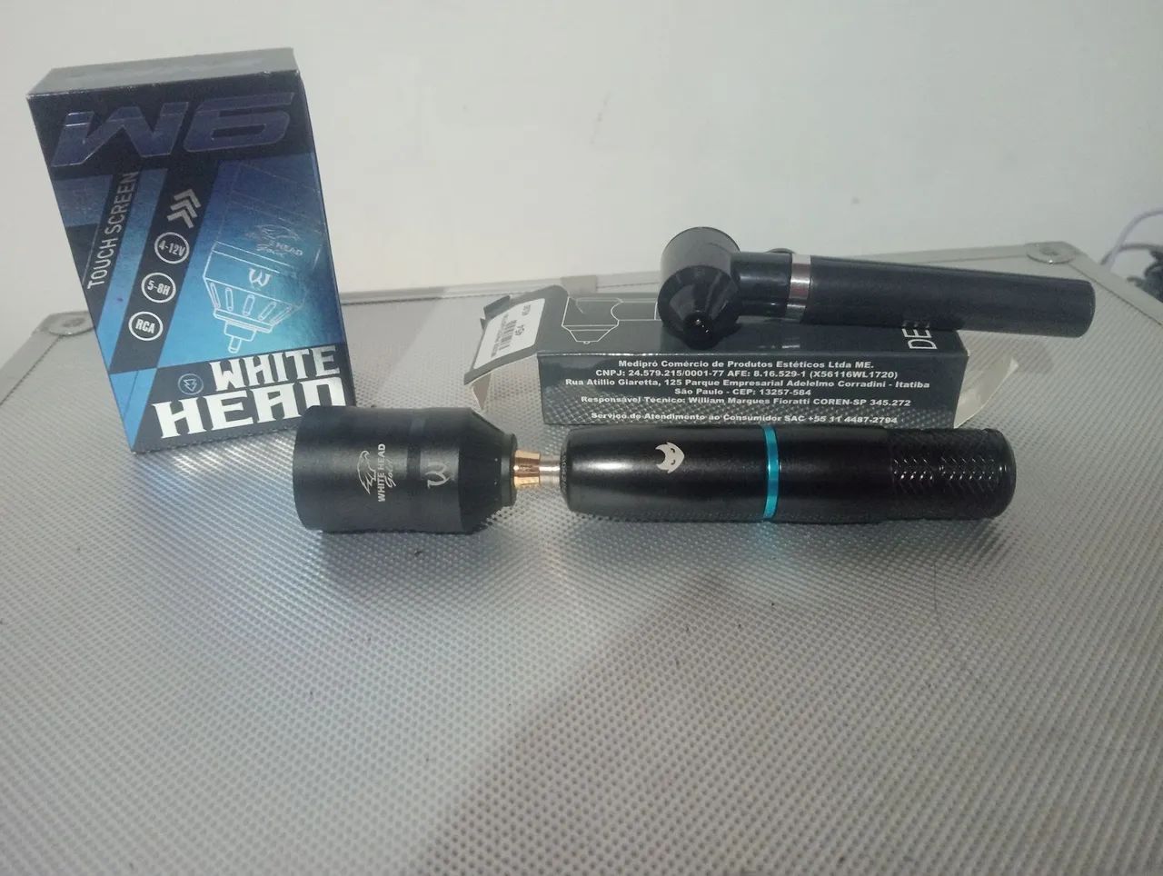 Máquina de tatuagem com kit completo 