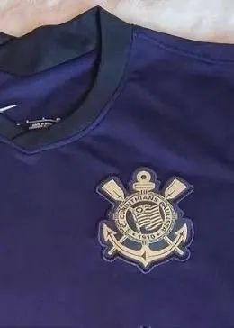 Camisa Feminina do Corinthians Roxa - Foto 2
