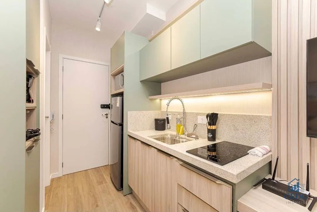 Studio de 21,6 m² mobiliado e planejado no Centro de Curitiba - Foto 3