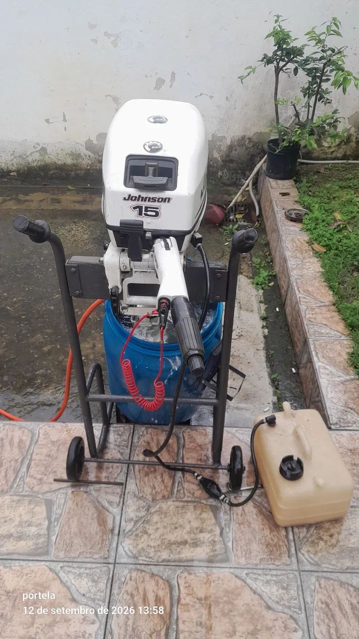 Johnson 15hp ( todo revisado ) - Foto 2
