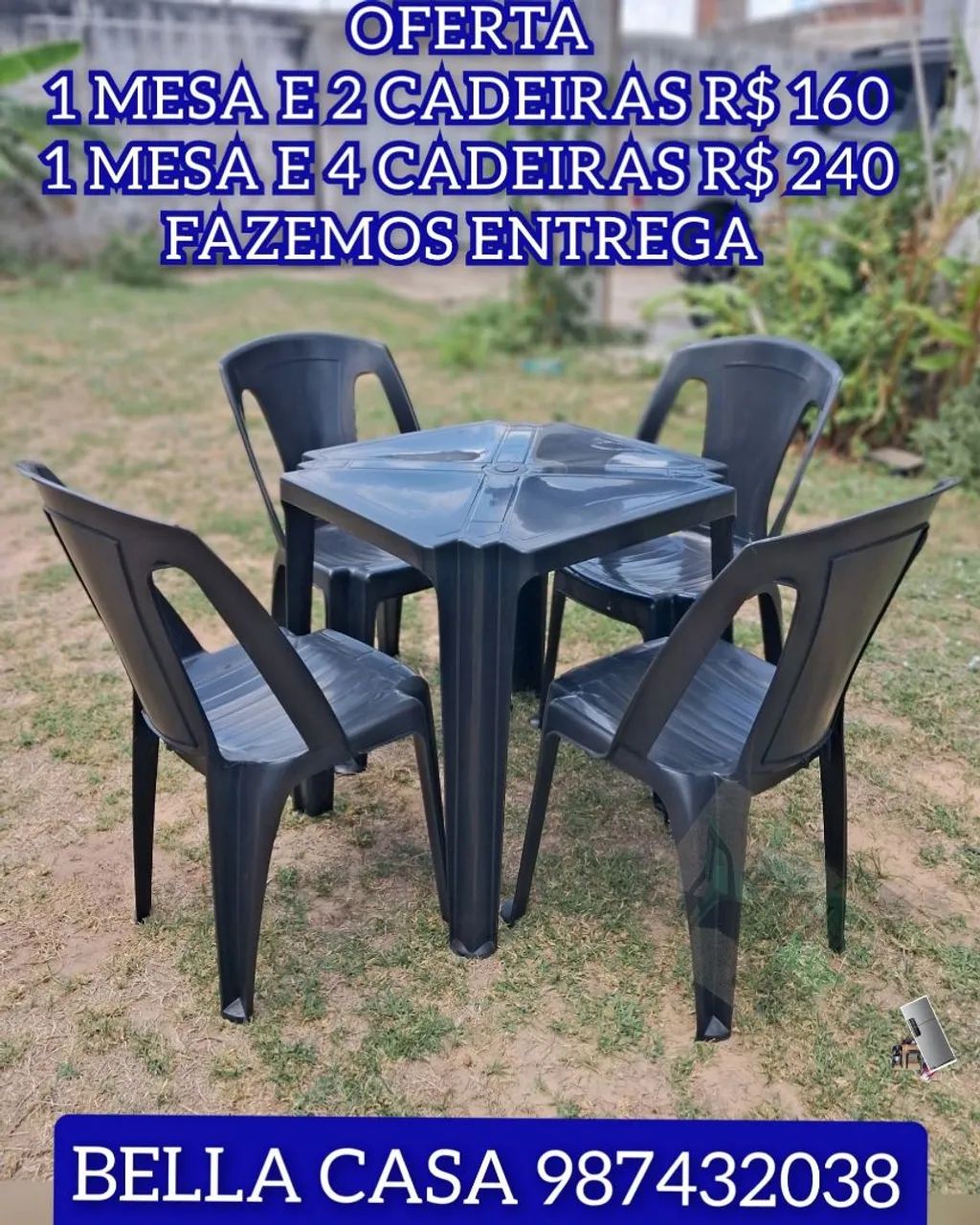 MESA PLASTICA C IDEAL PARA Z COZINHA