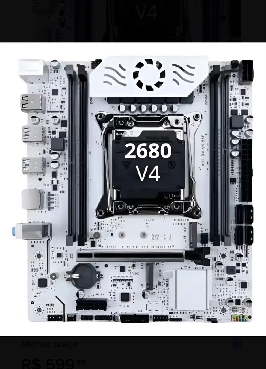 Kit Placa Mãe X99 + Xeon E5-2680 V4 + TPM 2.0