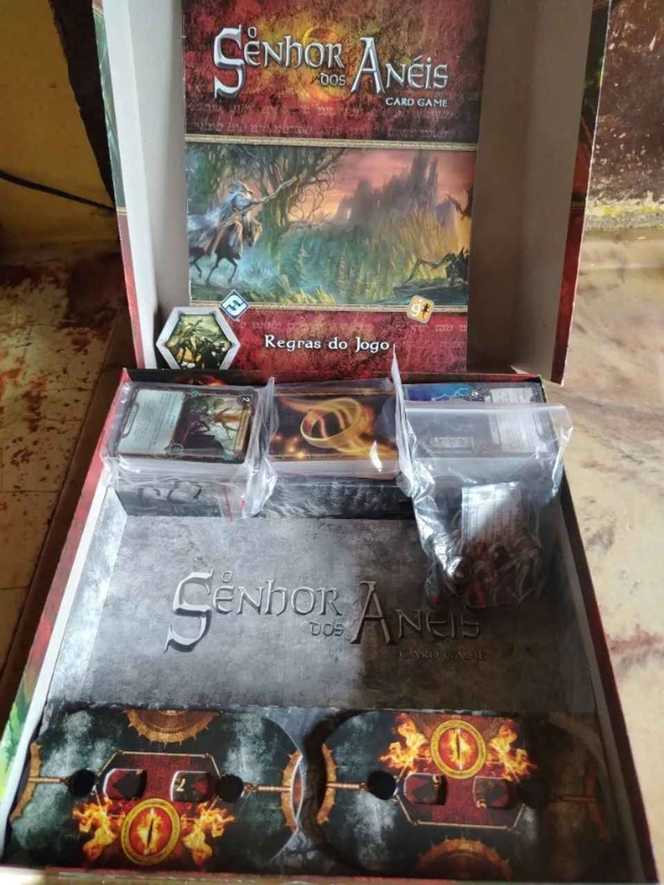 O Senhor dos Anéis CardGame - Jogo Completo da Galápagos - Foto 4