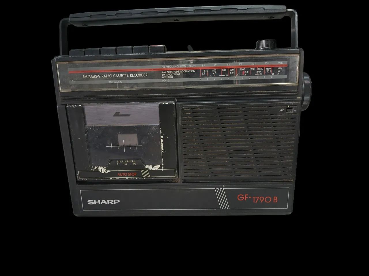 Rádio gravador Sharp GF1790B