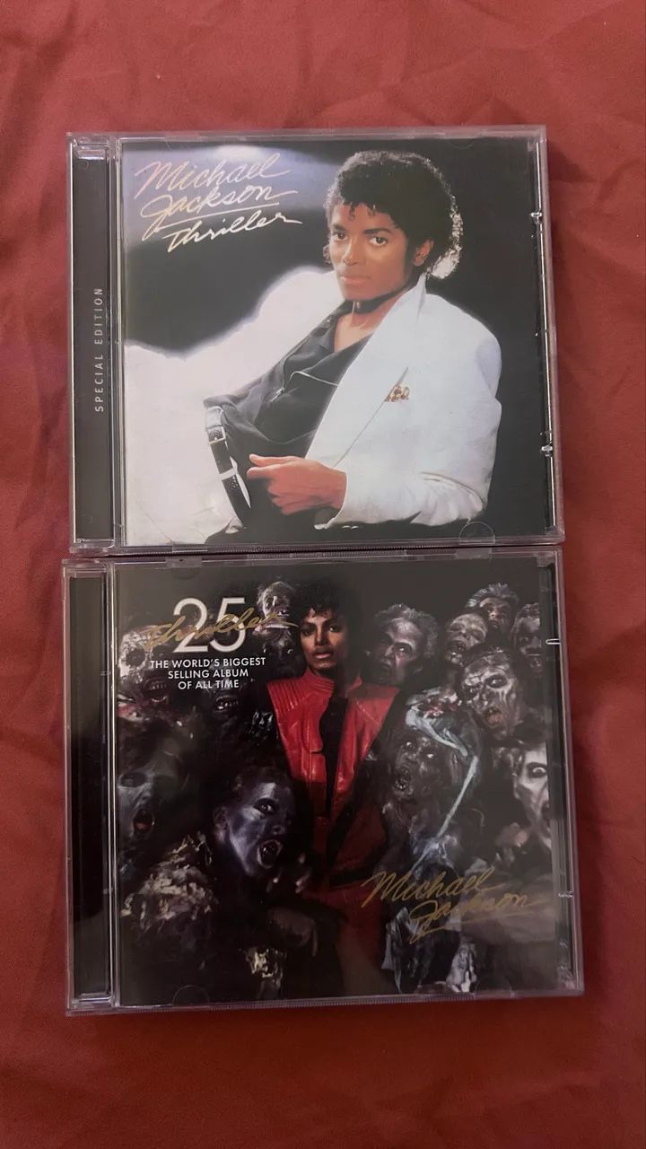 2 CDs Michael Jackson Thriller Colecionador + Edição Especial 25