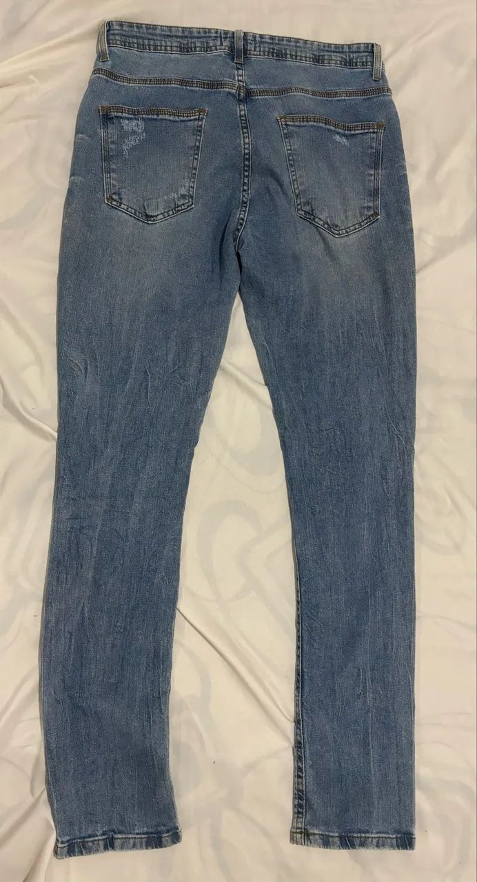 Calça jeans  masculina Tamanho 38 - Foto 3