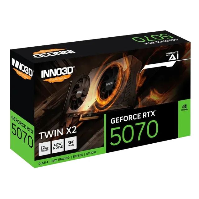 Placa de Vídeo RTX 5070 Twin X2 NVIDIA GeForce,12GB, 192-BIT,GDDR7 - Foto 2