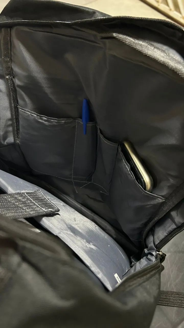 Mochila para Notebook e Uso Diário - Preta - Foto 4