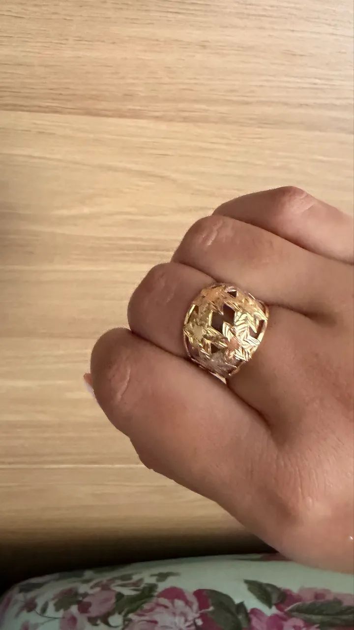 Anel de ouro 18k - Foto 4