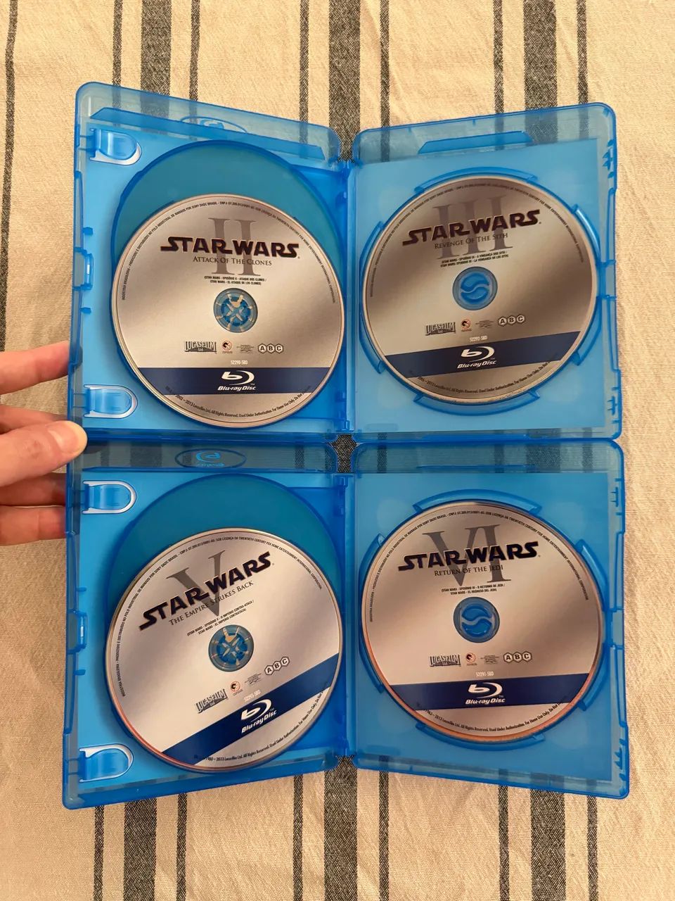 Bluray Filmes Star Wars Episódio I ao VI - Foto 3