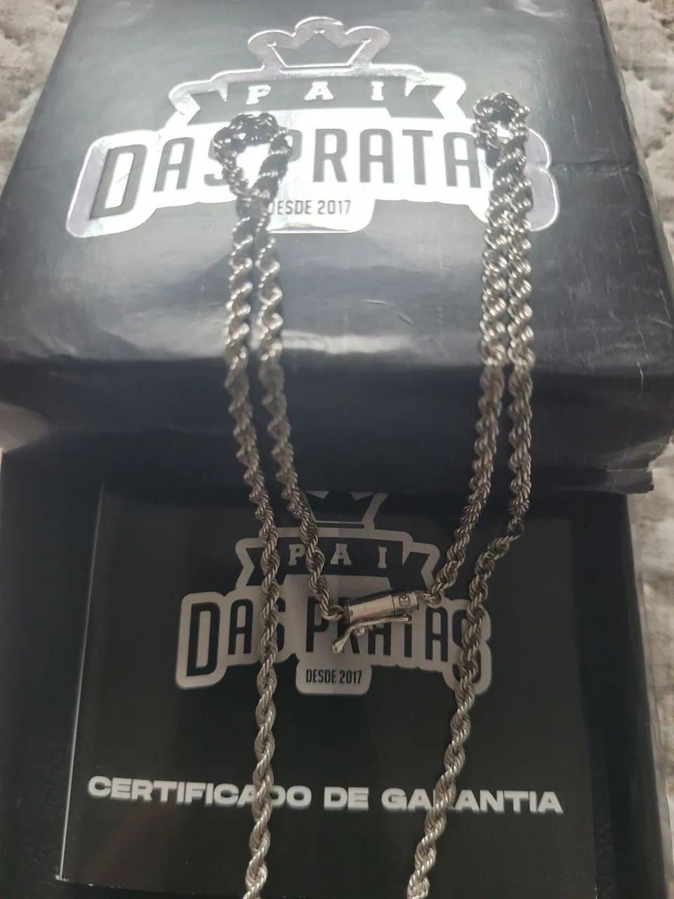 Cordao bahiano 925 prata  - Foto 4