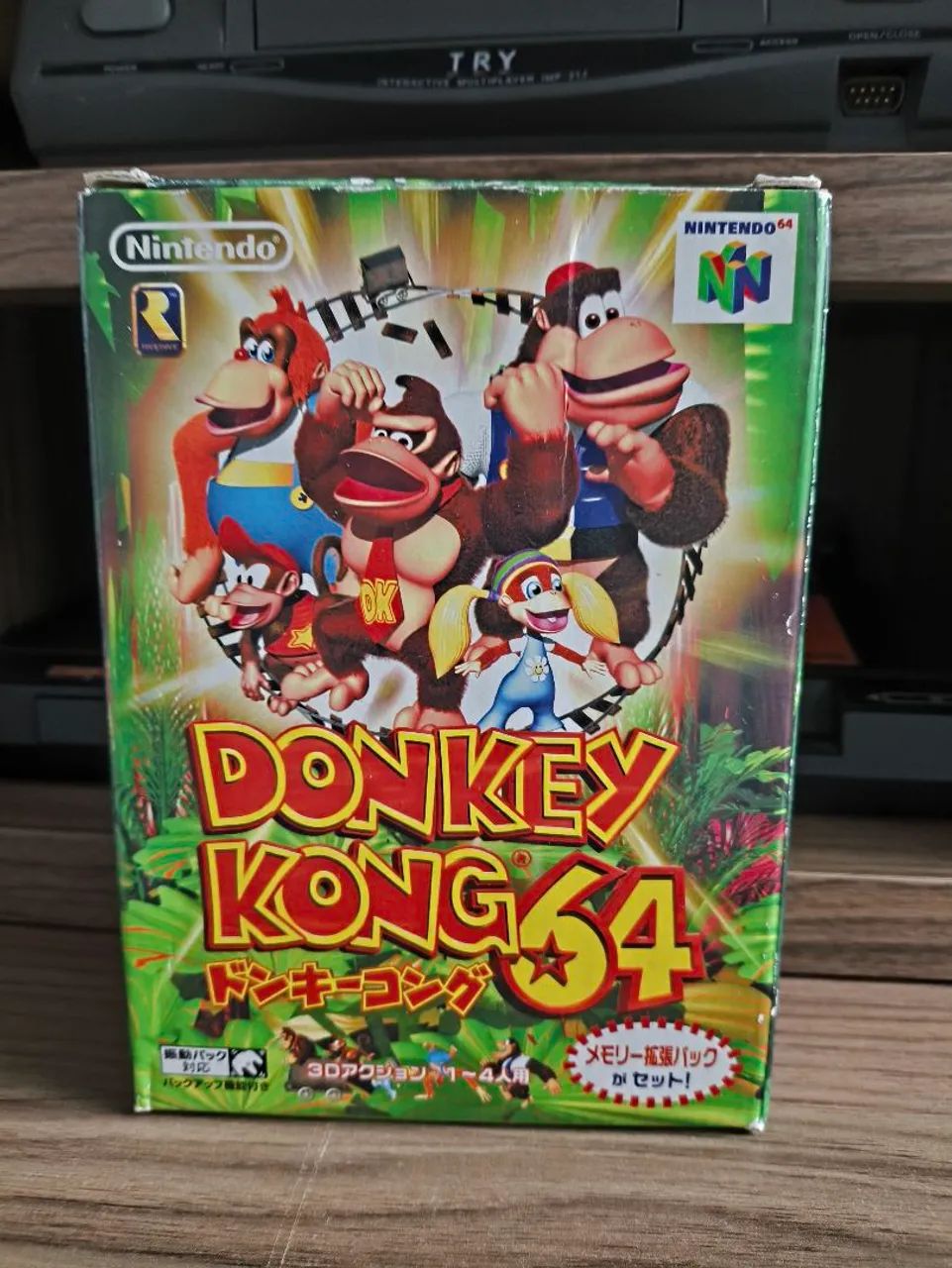 Kit Donkey Kong 64 com Expancion pack com caixa e manula - Foto 2