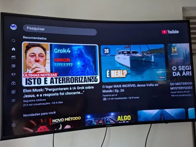 Smart TV Games LED 49" Full HD Curva Samsung - Foto 3