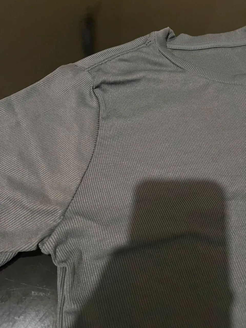 Camisas masculinas canelada  - Foto 3