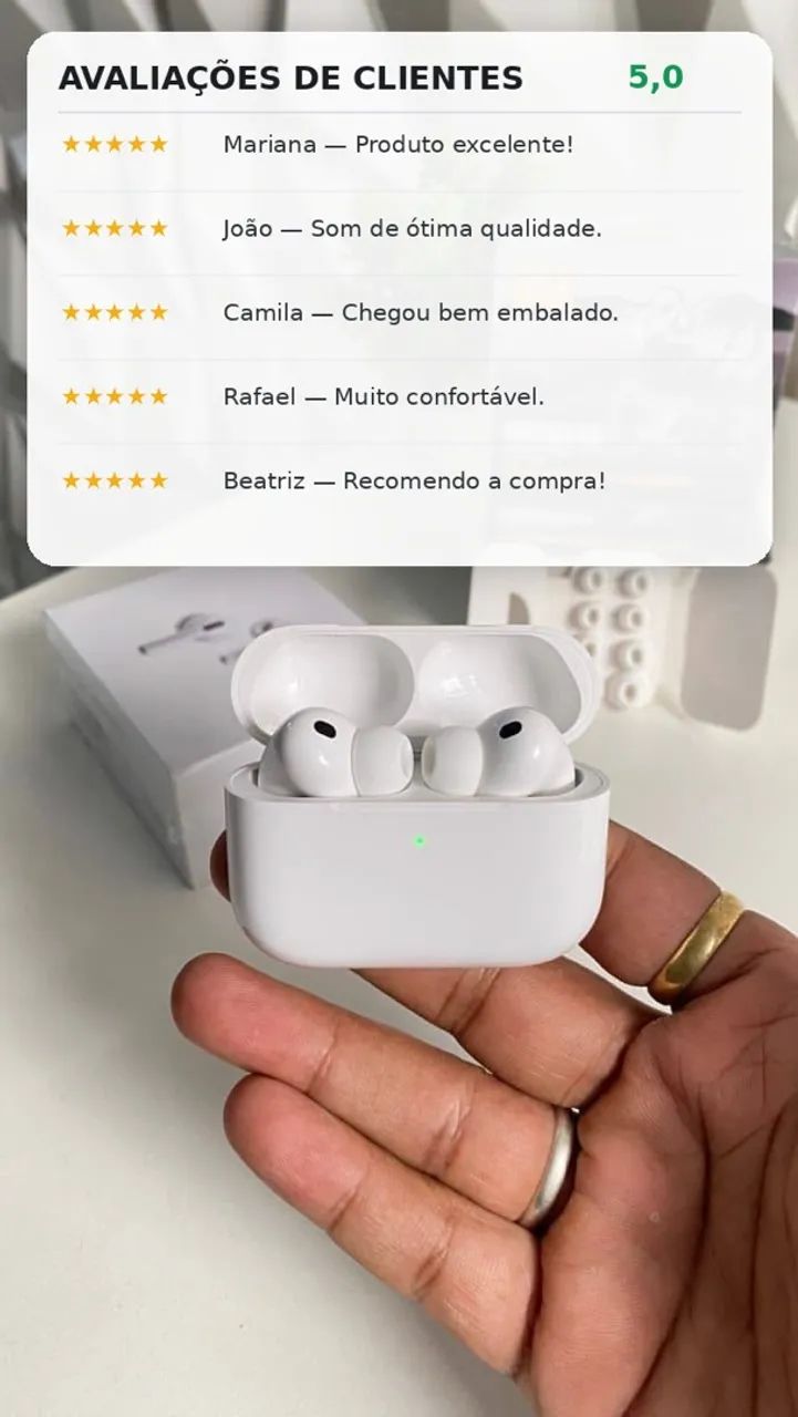 Fone de ouvido AirPods  - Foto 2