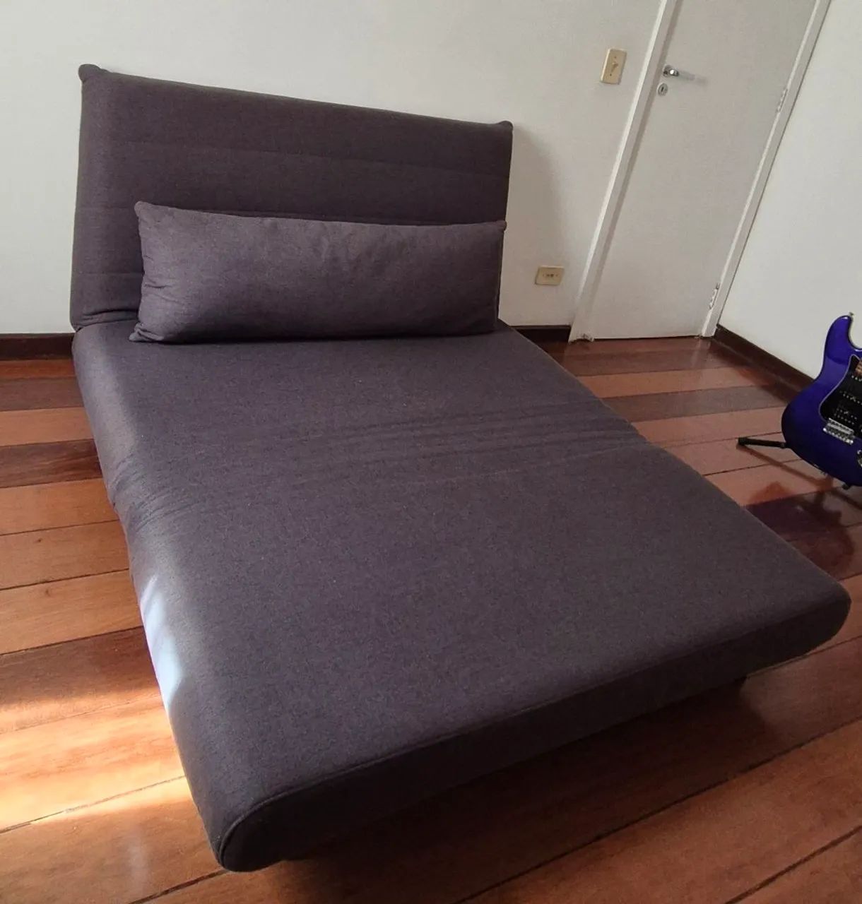 Sofá Cama Casal de 2 lugares Gênova Cinza - Foto 4