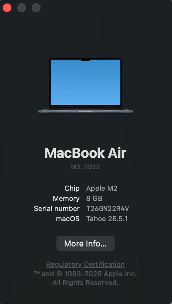 MacBook Air M2 - 8GB RAM / 512GB SSD - Foto 5