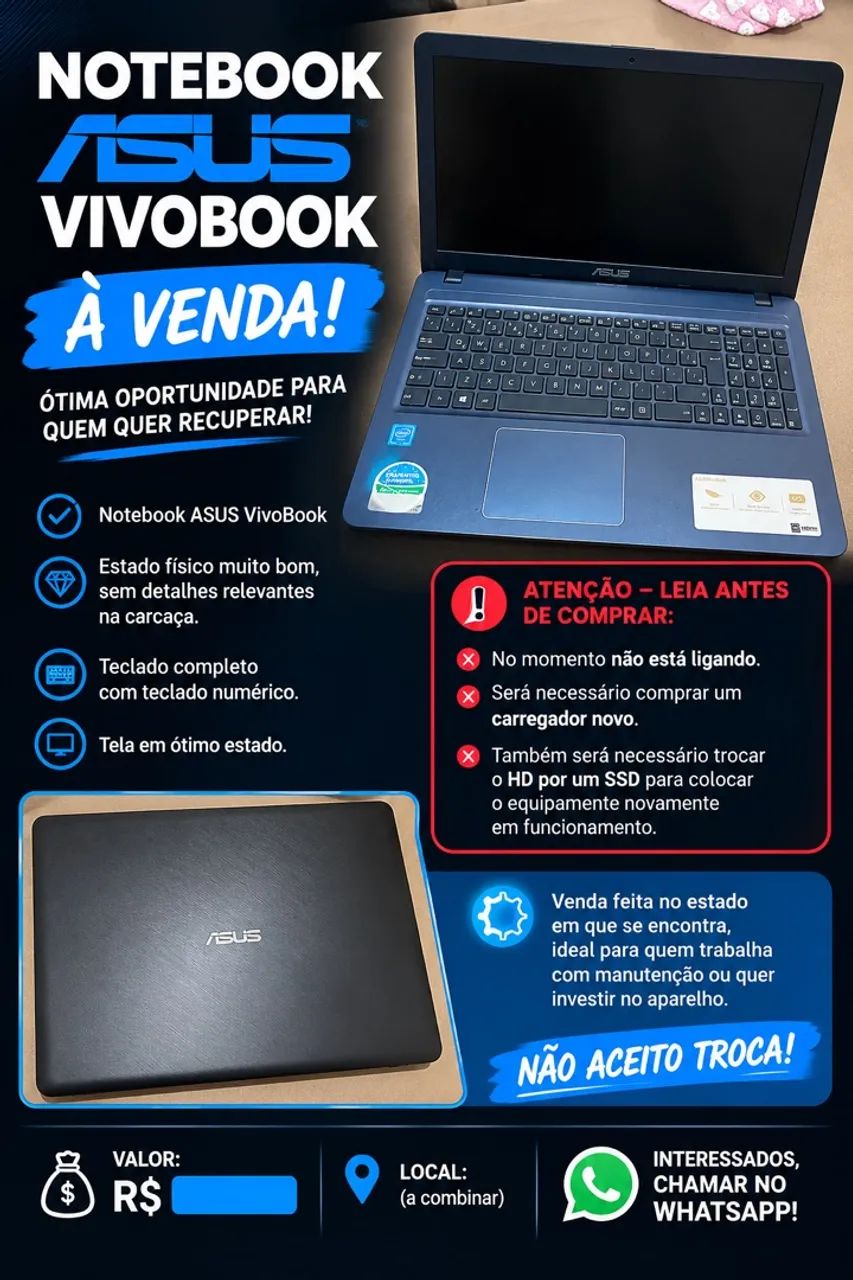 Notebook Assus 