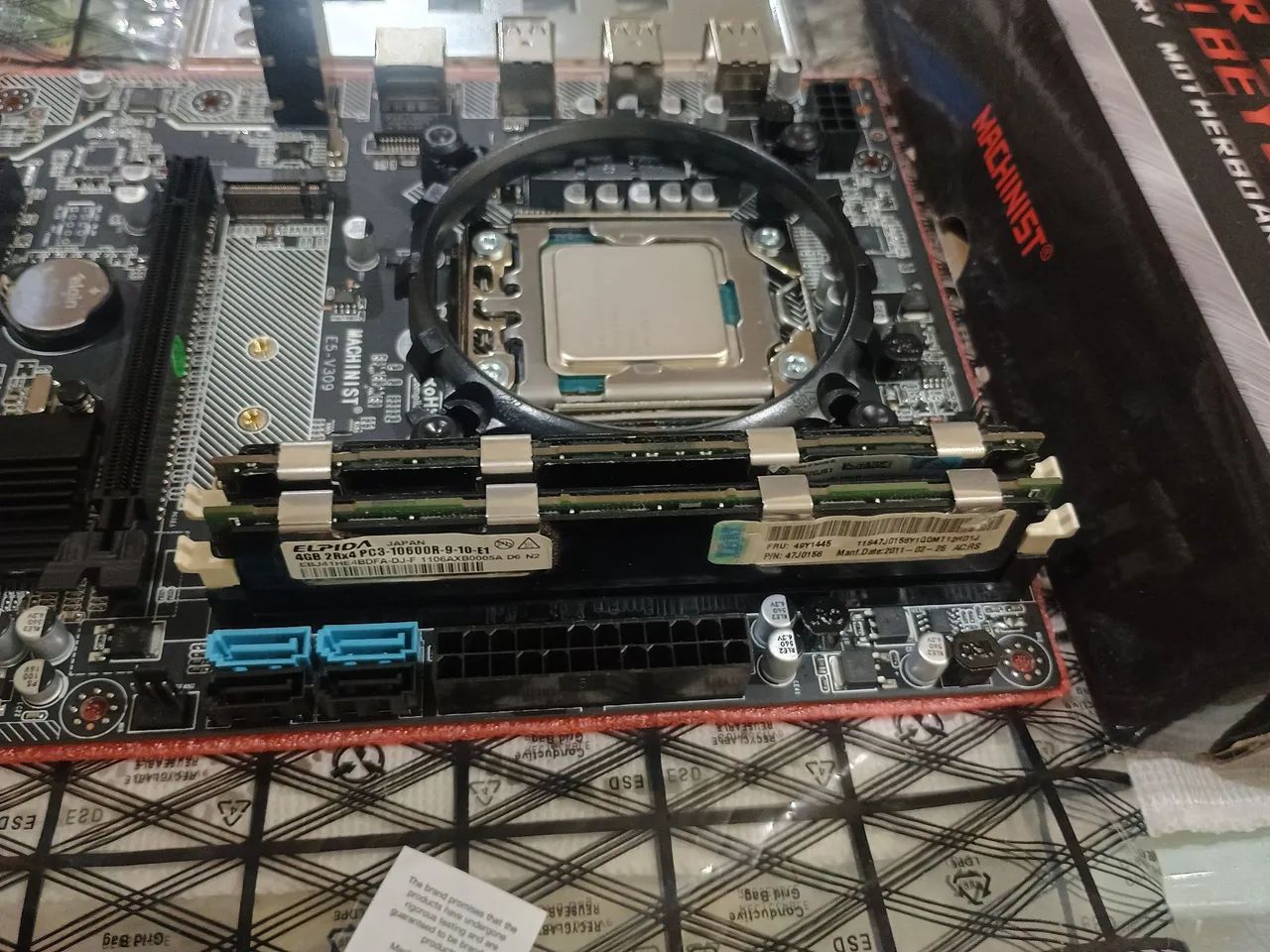 KIT XEON X79+PROCESSADOR E5-2450 V2 + 8Gb Ram DDR3  - Foto 4