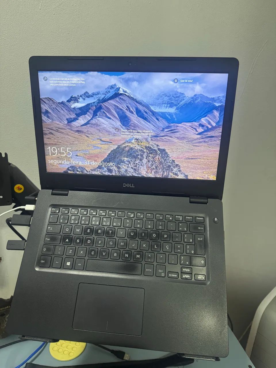 Notebook Dell i7 8 geração 8gb memória 128gb SSD WINDOWS 10