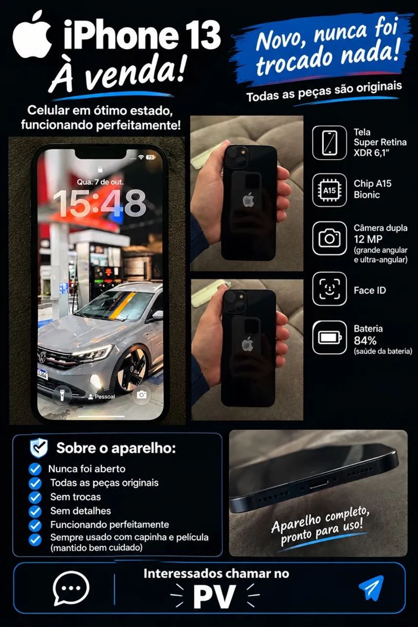 Vendo iPhone 13  - Foto 4