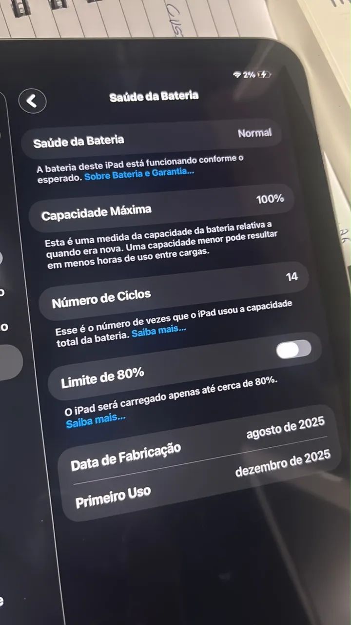 iPad série 11 semi novo com 100%? - Foto 4