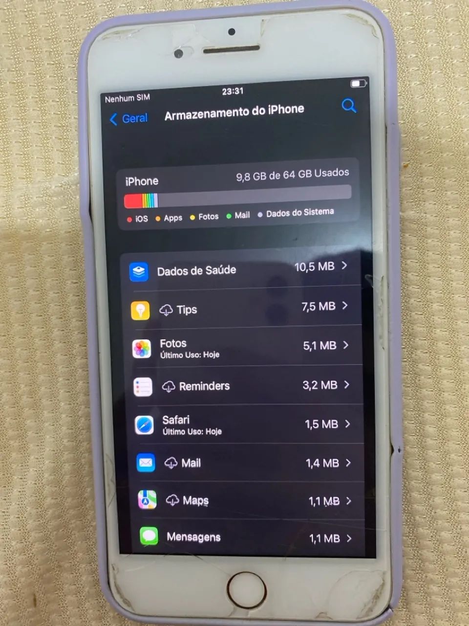 iPhone 8 Plus para conserto ou retirada de peças  - Foto 5
