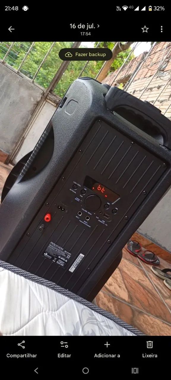 Caixa de som Bluetooth 