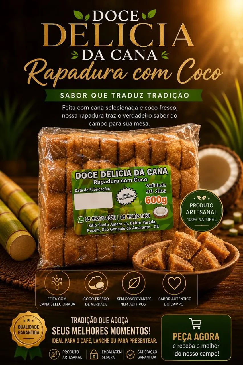 Rapaduras diretamente do Enjenho - Foto 5